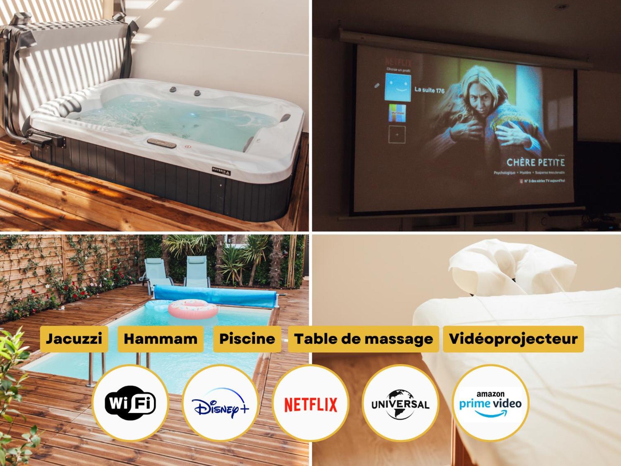La Suite 176 - Piscine Privee, Spa, Hammam A ランス エクステリア 写真
